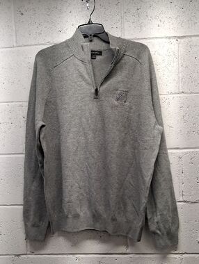 NWOT Men's Mercer+Mettle, Home Depot, Gray Quarter-Zip Sweater